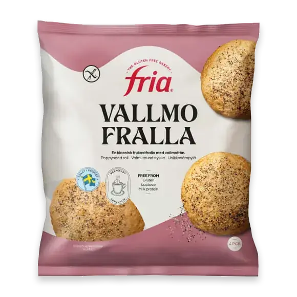 Vallmofralla Glutenfri Frysta/4-pack