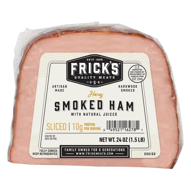 Frick's Quality Meats Honey Quarter Sliced Ham, 24oz