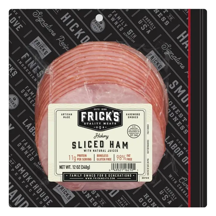 Frick's Quality Meats Shingled Sliced Ham, 12oz