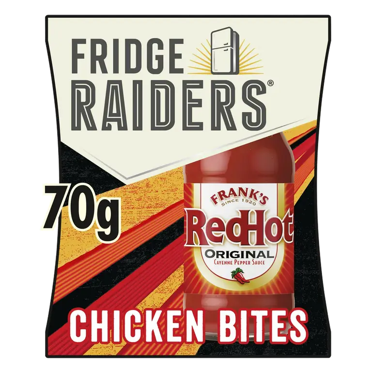 Fridge Raiders & Frank's Red Hot 70g Original Chicken Snack Bites