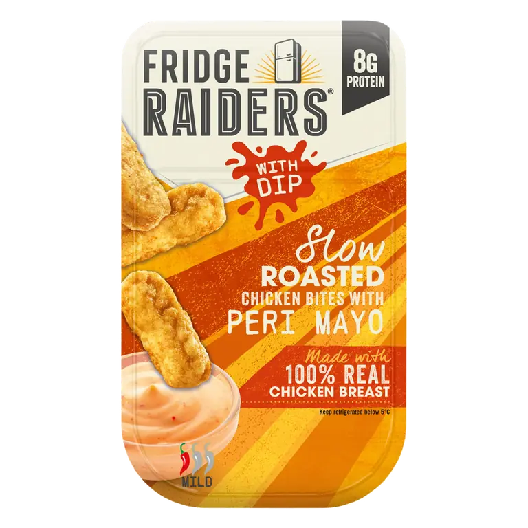 Fridge Raiders Slow Roasted Chicken Bites with Peri Mayo 68g