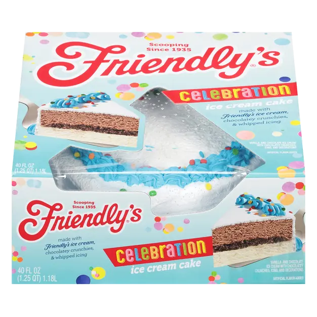Celebration Vanilla & Chocolate Ice Cream Cake Frozen