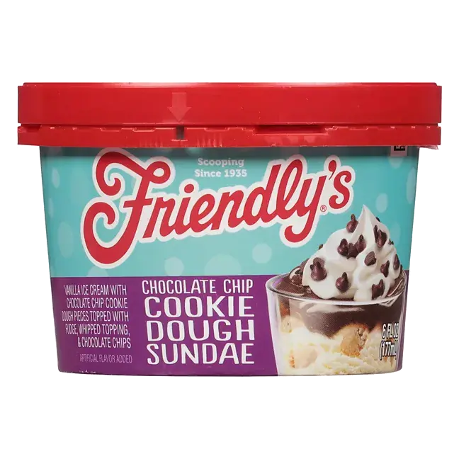 Chocolate Chip Cookie Dough Sundae