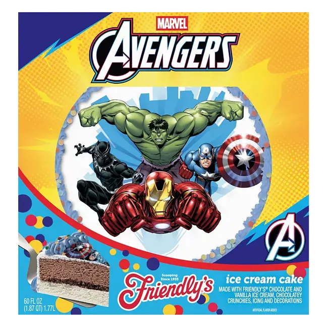 Marvel Avengers Ice Cream Cake