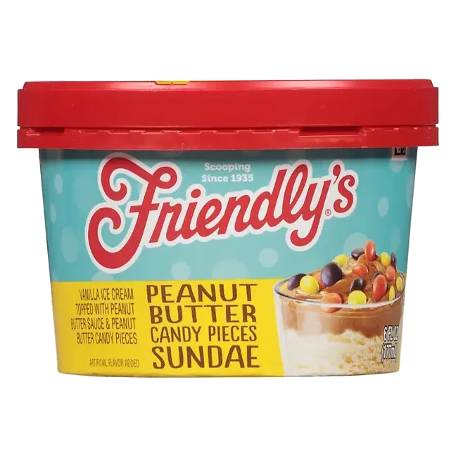 Peanut Butter Candy Pieces Sundae