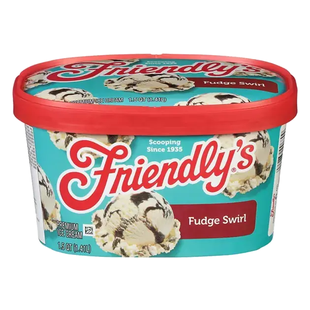 Premium Fudge Swirl Ice Cream