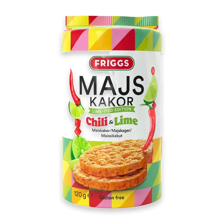 Majskakor Chili/Lime 120g