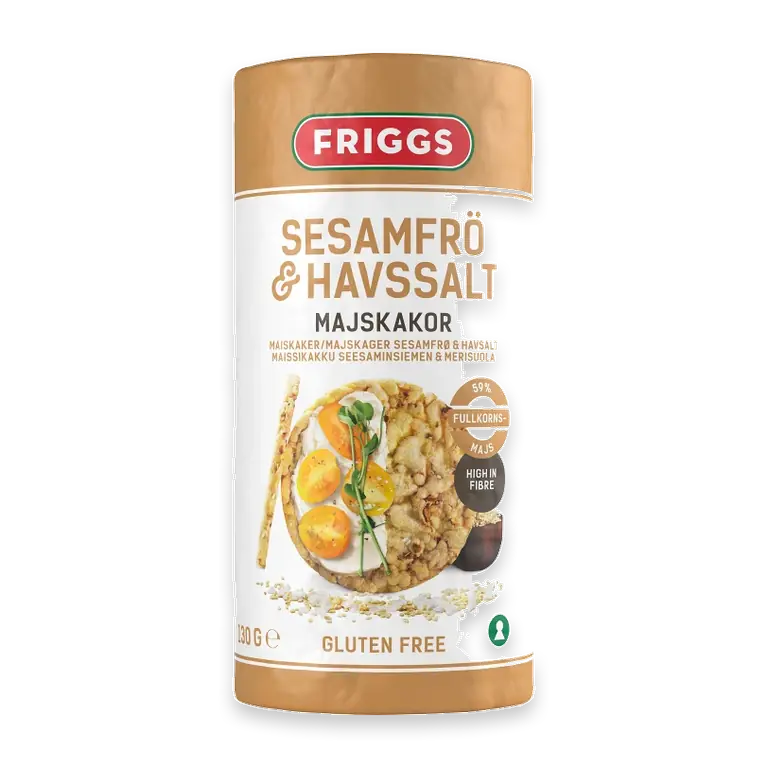 Majskakor Sesam Seasalt 130g