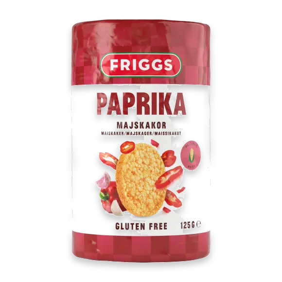 Paprika Majskakor Gluten Free