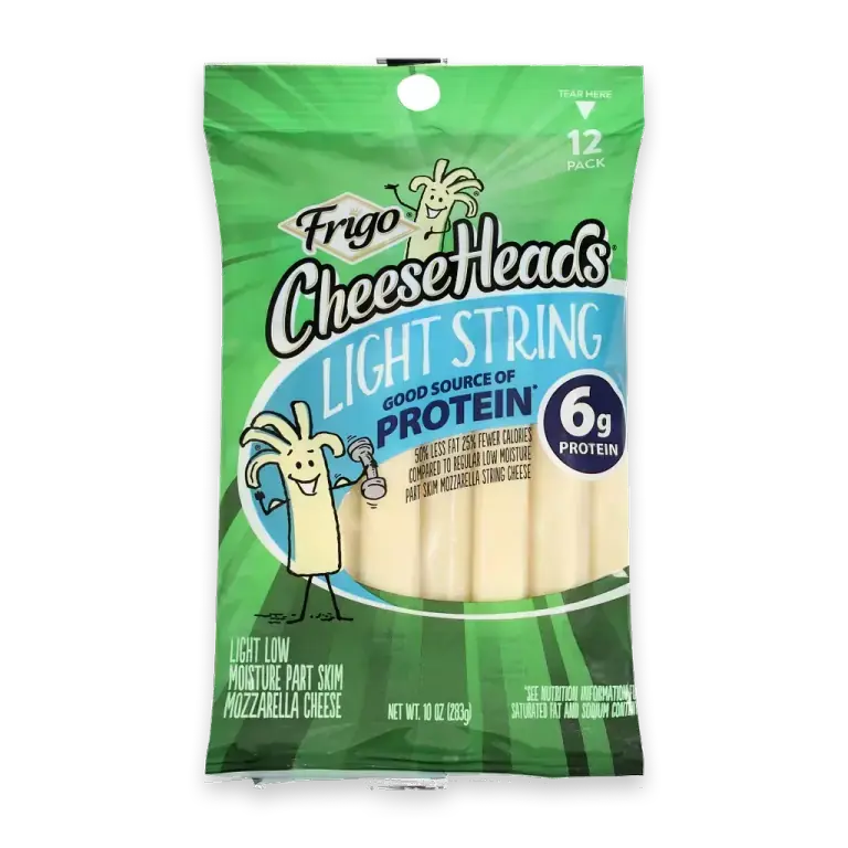 Cheese Heads Light Mozzarella String Cheese