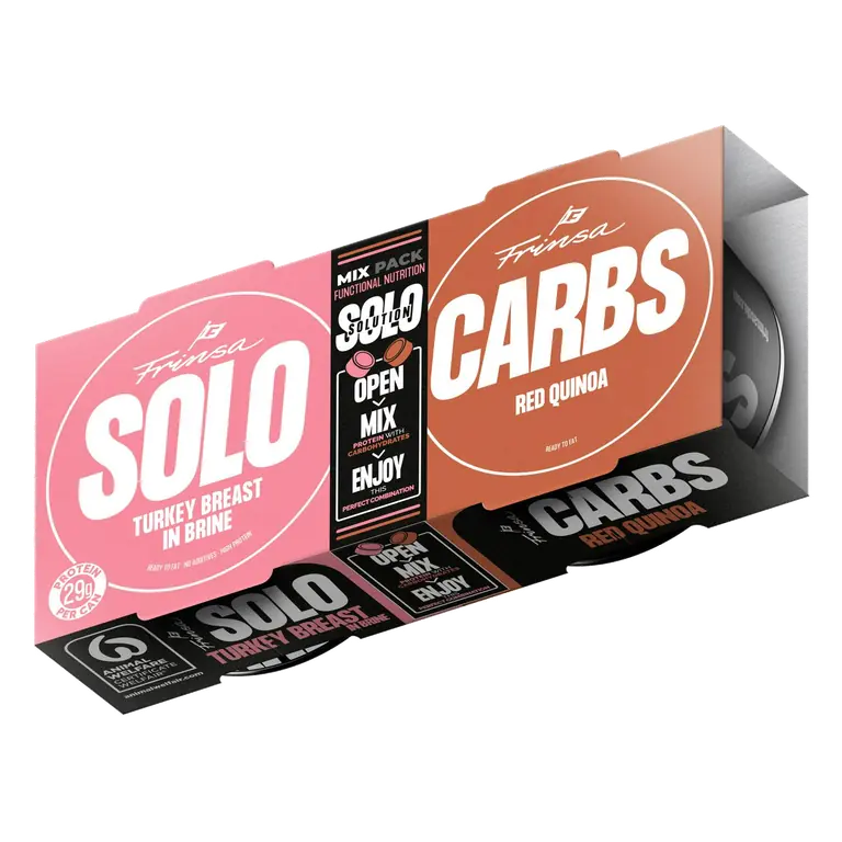 Solo 280g Mix Pack Turkey Breast & Carbs Red Quinoa In Brine