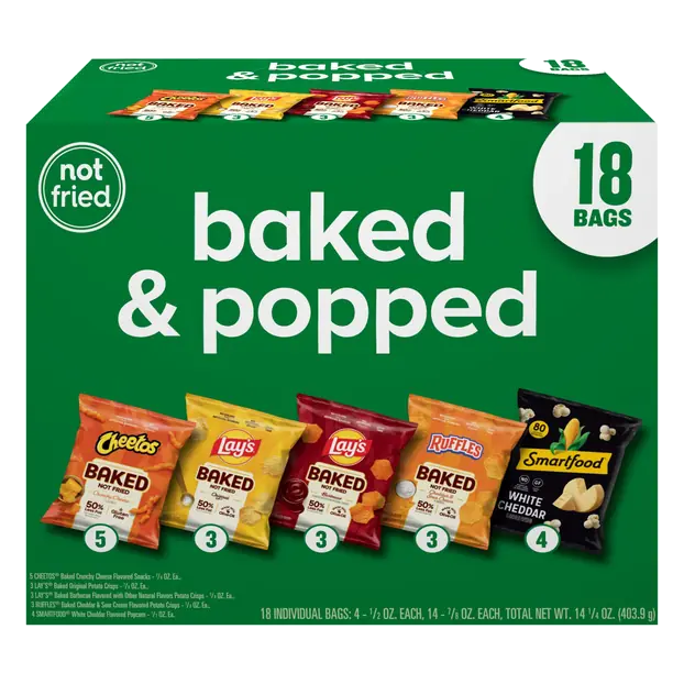 Baked & Popped Mix Variety Pack - 18 ct