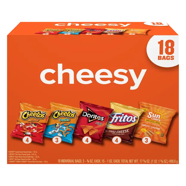 Cheesy Mix Variety Pack - 18 ct