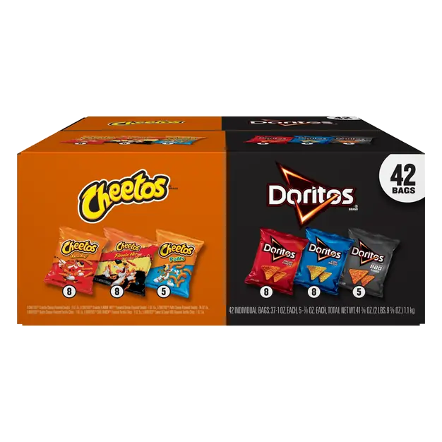 Doritos & Cheetos Variety Mix - 42 ct