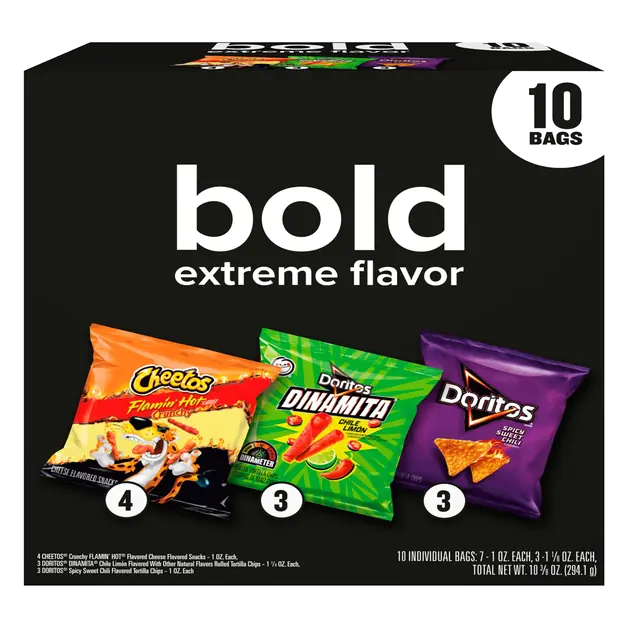 Extreme Flavor Mix Snack Variety Pack - 10 ct