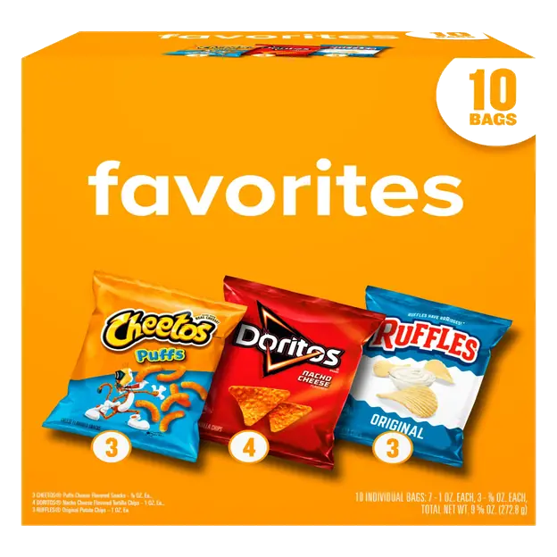 Favorites Mix Snack Variety Pack - 10 ct