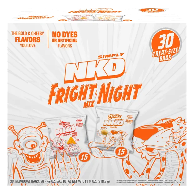 Frito Lay Snacks Simply NKD Fright Night Mix Variety Mix - 30 ct