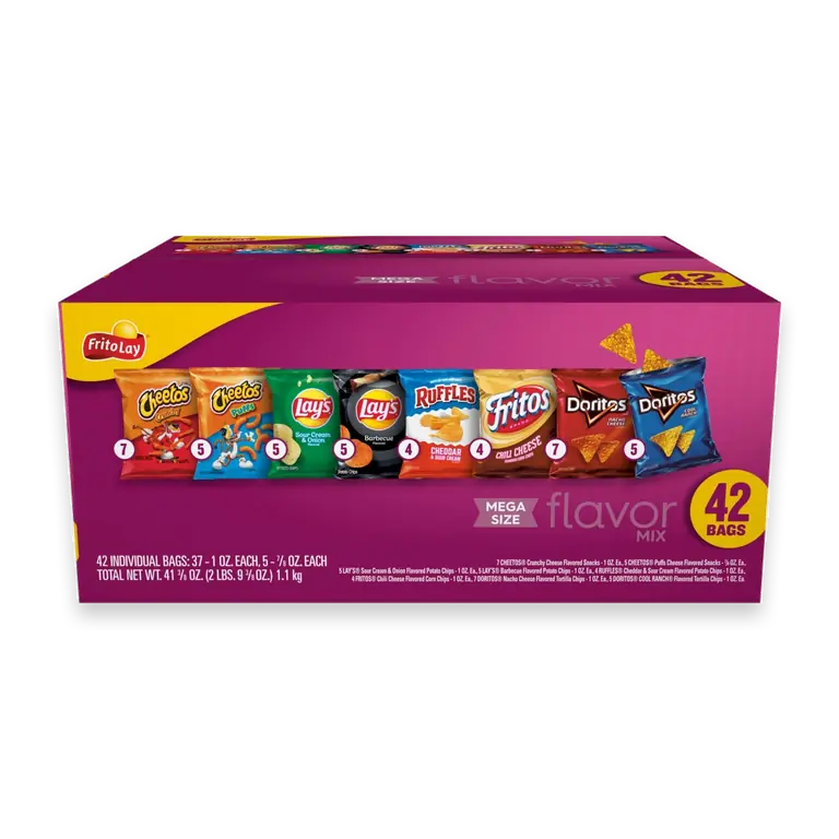 Mega Size Flavor Mix Chips Variety Pack