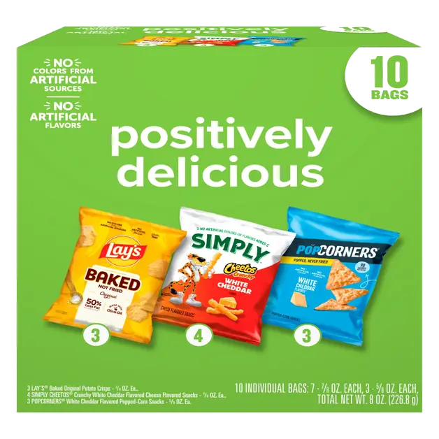 Positively Delicious Mix Snack Variety Pack - 10 ct