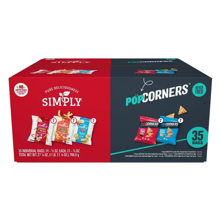 Frito Lay Snacks Puffed & Popped Mixed Variety Pack, 27.125oz/35ct