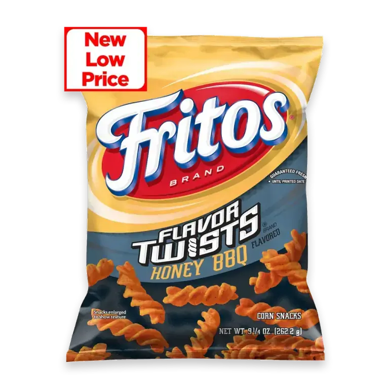 Flavor Twists Corn Snacks Honey BBQ Flavored 9 1/4 Oz