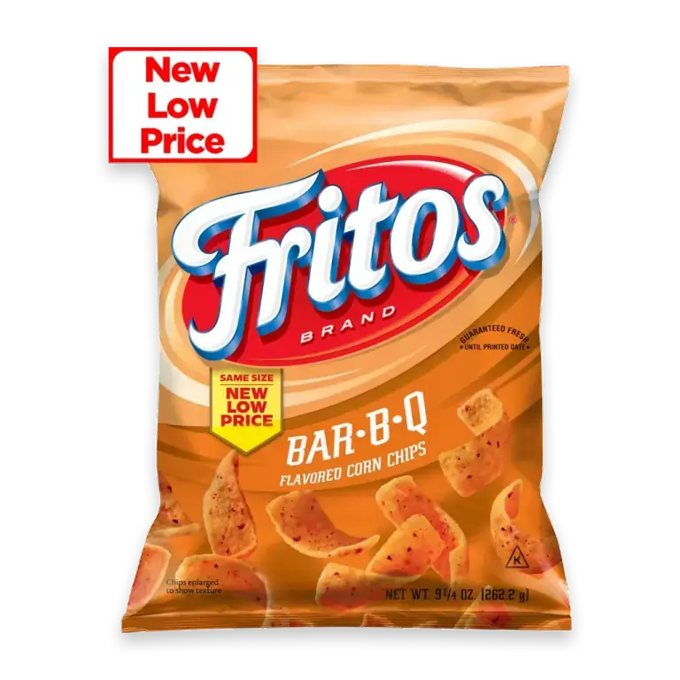 Flavored Corn Chips Bar.B.Q 9 1/4 Oz
