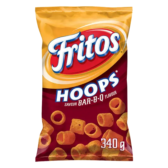 Hoops Corn Chips BBQ 340 g
