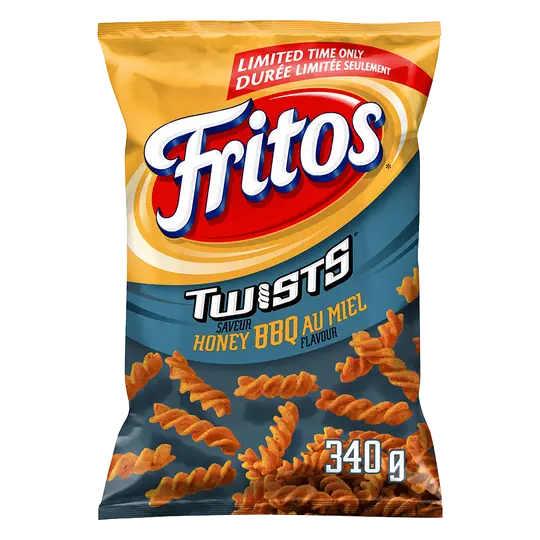 Twists Corn Chips Honey BBQ Flavour 340 g