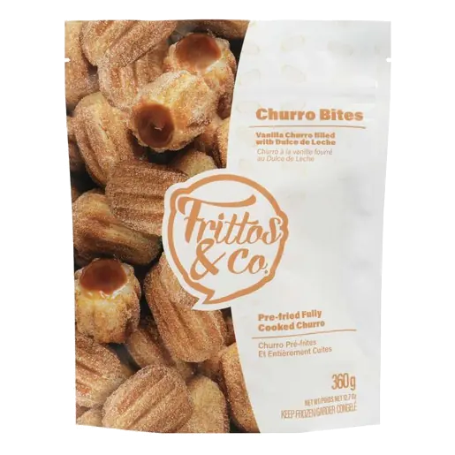 Pre-Fried Fully Cooked Churro Bites 360 g