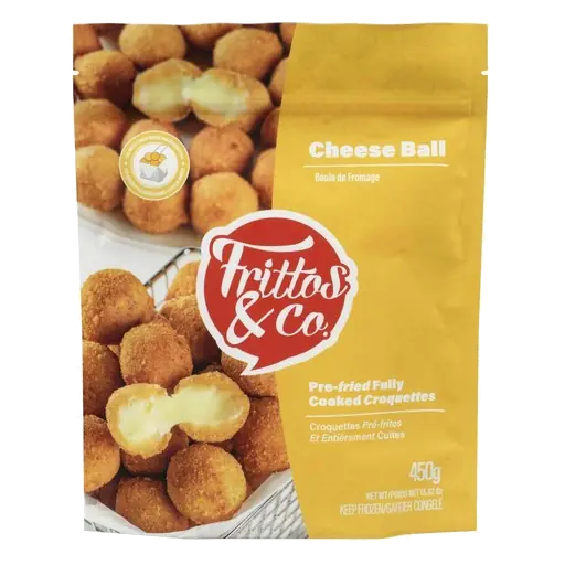 Pre-Fried Fully Cooked Croquettes Cheese Ball 450 g