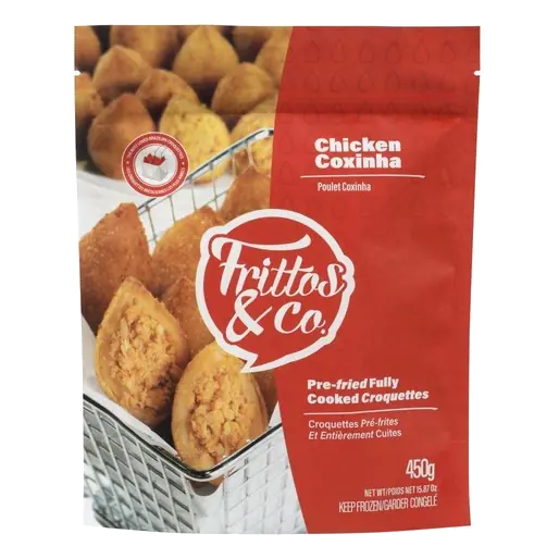 Pre-Fried Fully Cooked Croquettes Chicken Coxinha 450 g