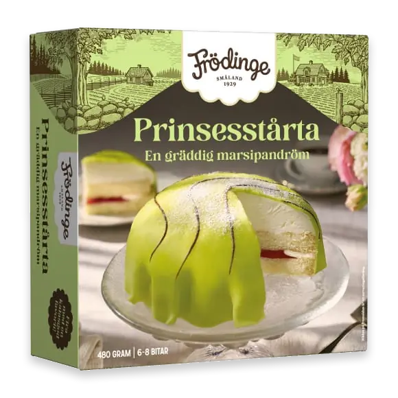Prinsesstårta Fryst