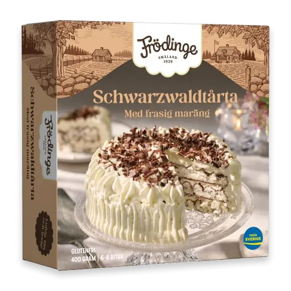 Schwarzwald Tårta Fryst