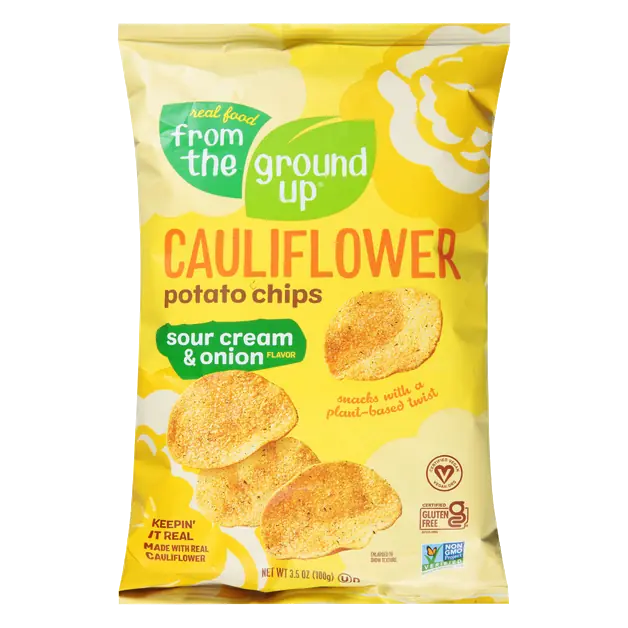 Gluten Free Sour Cream & Onion Cauliflower Chips