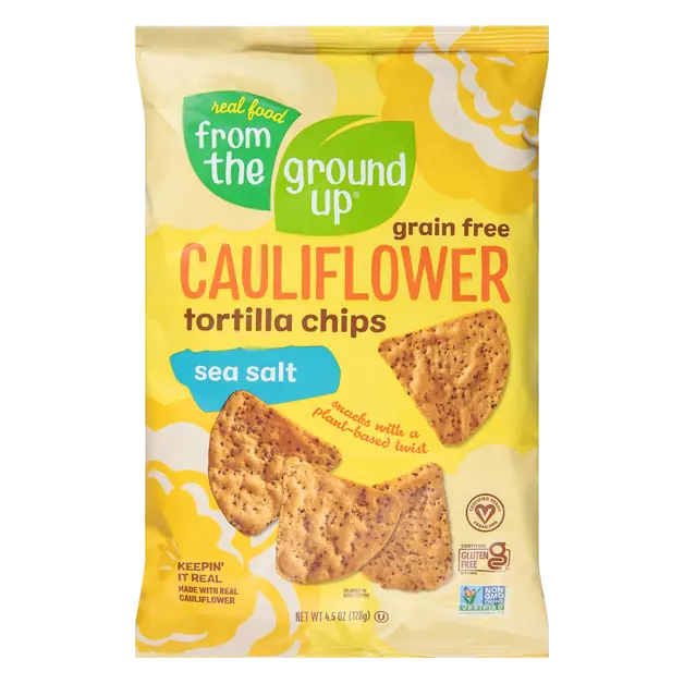 Grain & Gluten Free Sea Salt Cauliflower Tortilla Chips