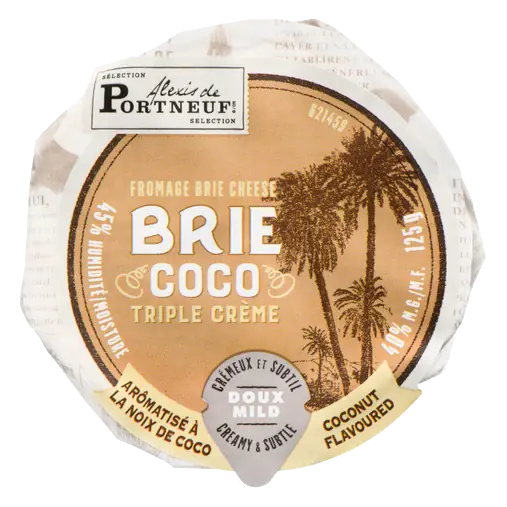 Triple Cream Brie Cheese Coconut Flavoured 125 g
