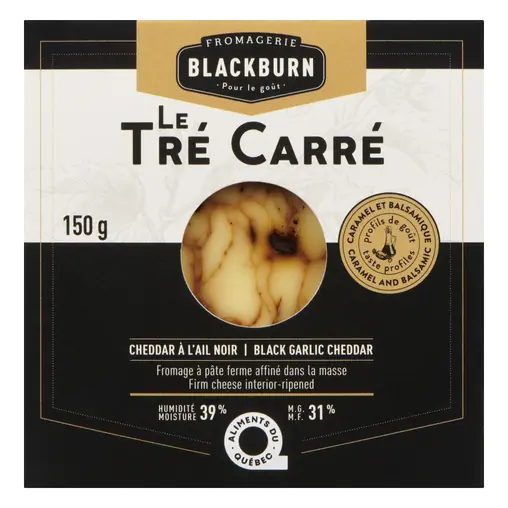 Black Garlic Cheddar Cheese 150 g