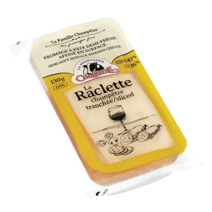 Sliced Cheese Semi Soft Ripened Raclette 130 g