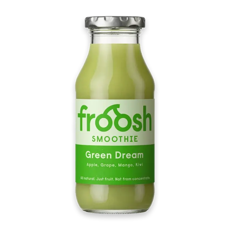 Fruktsmoothie Green Dream Äpple Vindruvor Mango 250ml