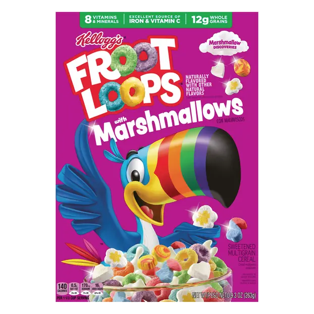 Fruit Flavor Multigrain Cereal with Marshmallows