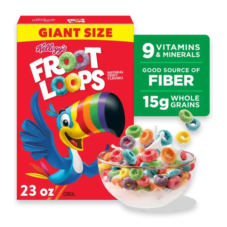 Kellogg's Froot Loops Giant Size Cereal