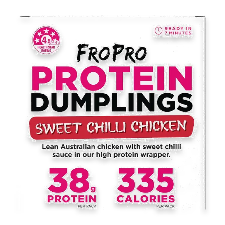 Protein Dumplings Sweet Chilli Chicken