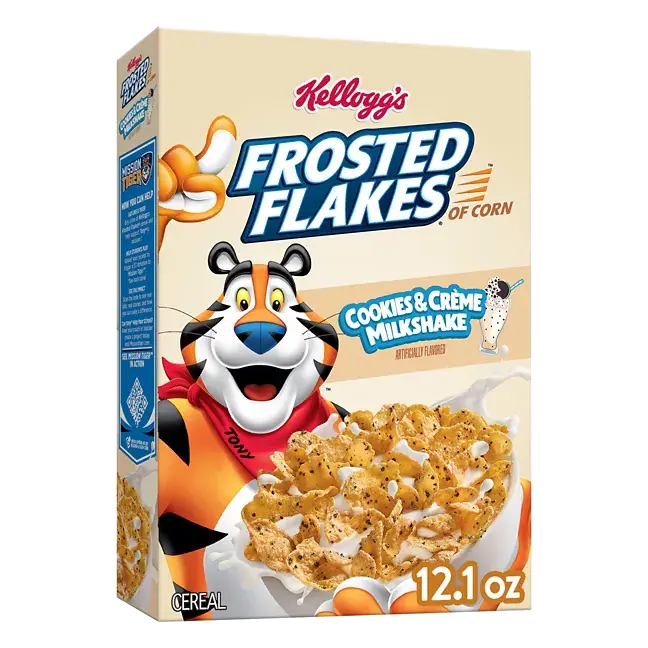 Breakfast Cereal, Cookies and Creme Milkshake