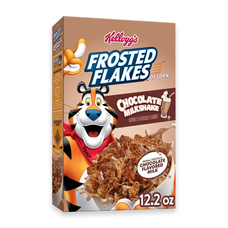 Kellogg's Frosted Flakes Chocolate Milkshake Cereal