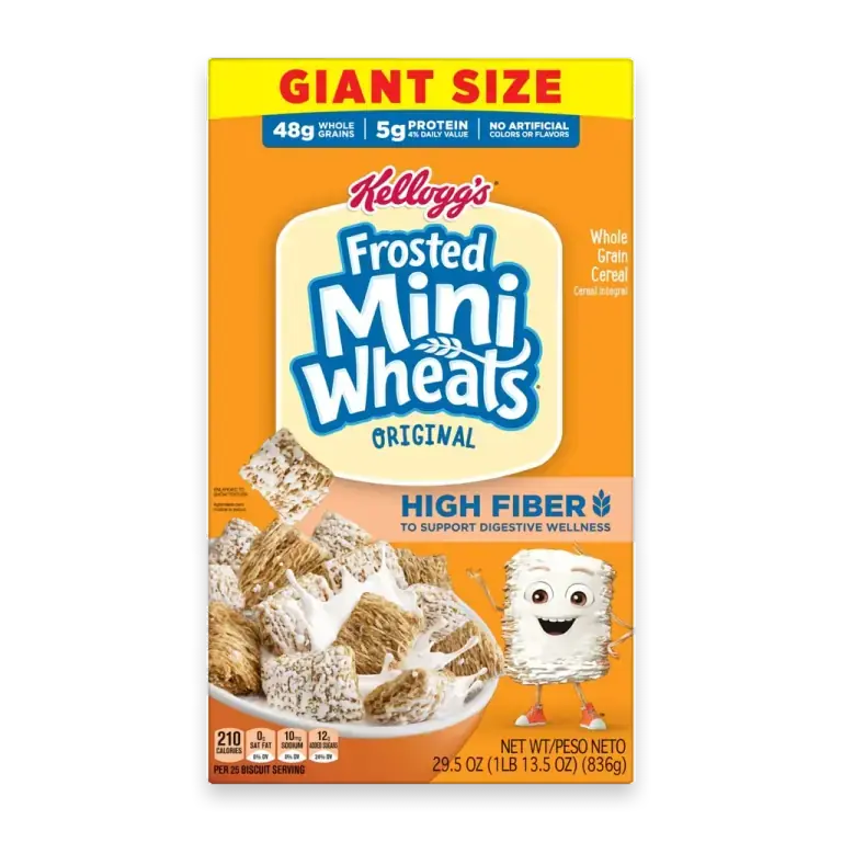 Kellogg's Frosted Mini-Wheats High Fiber Giant Size Cereal