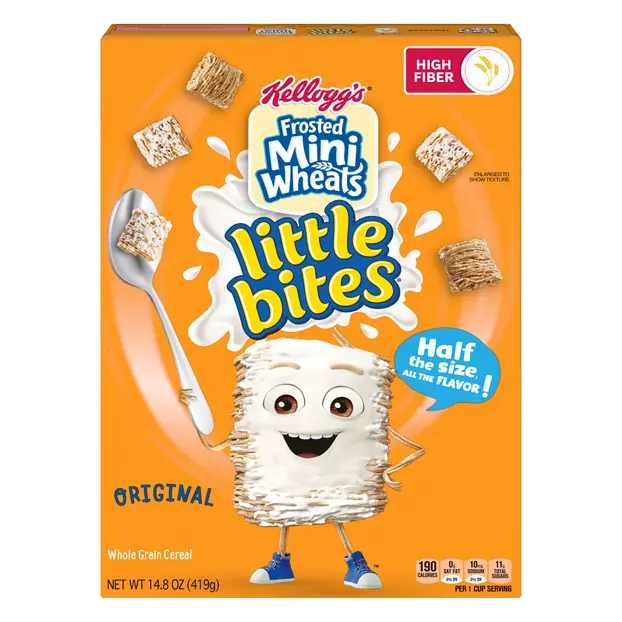 Kellogg's Frosted Mini Wheats Little Bites Original Whole Grain Cereal