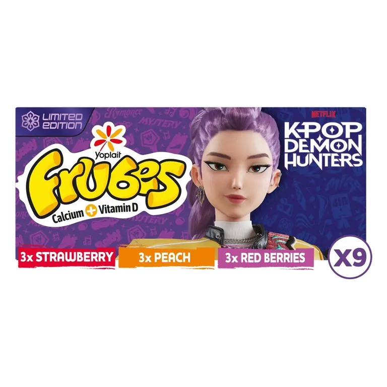 s Kids Strawberry, Red Berry & Peach Yoghurt Tubes