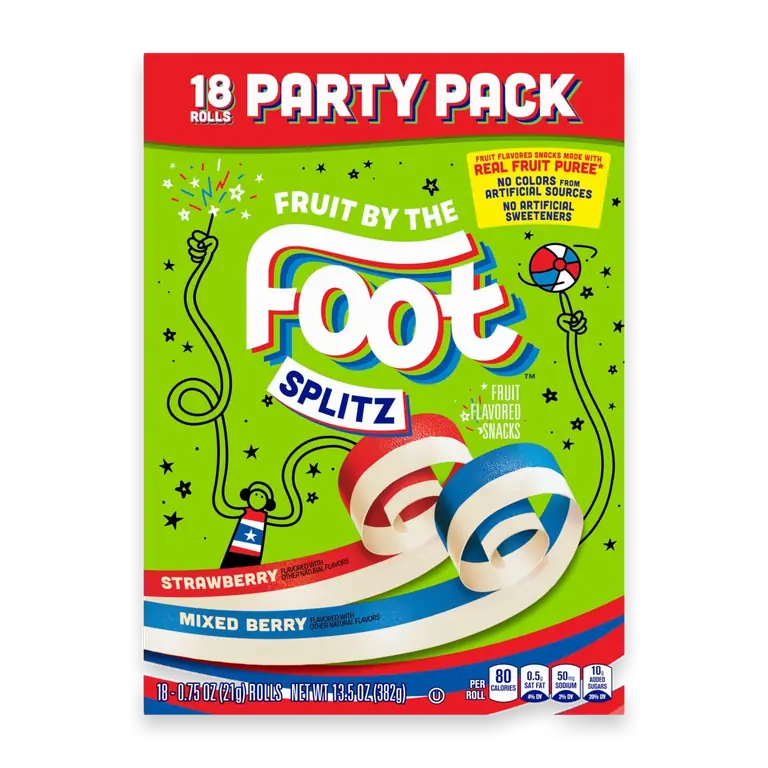 Strawberry and Mixed Berry Fruit Flavored Snacks Party Pack