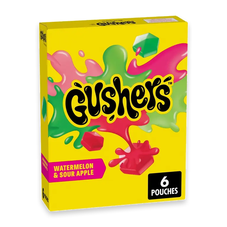 Gushers Watermelon and Sour Apple Fruit Flavored Snacks