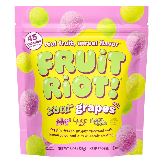 Sour Grapes Mix Candy Frozen